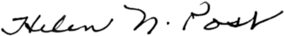 - Helen N. Post - Helen N. Post